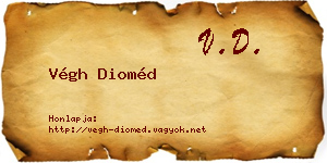 Végh Dioméd névjegykártya
