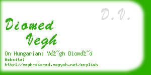 diomed vegh business card